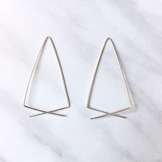 arrowhead threader earrings